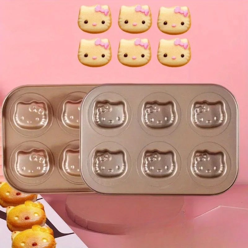 Hello Kitty Cake Forms Sanrio Anime Cake Pečenie podnos karikatúry Roztomilý medveď pečivo Nástroje