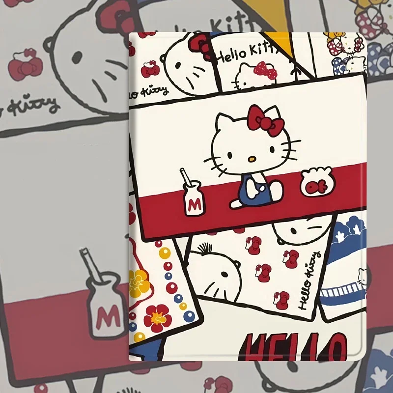 Hello Kitty Case pre iPad 10. generácia 10.9in prípad 7/8/9.20 10.2 palcový kreslený kryt pre min6 Air4 5 Pro 11in stolný prípad pre deti darček