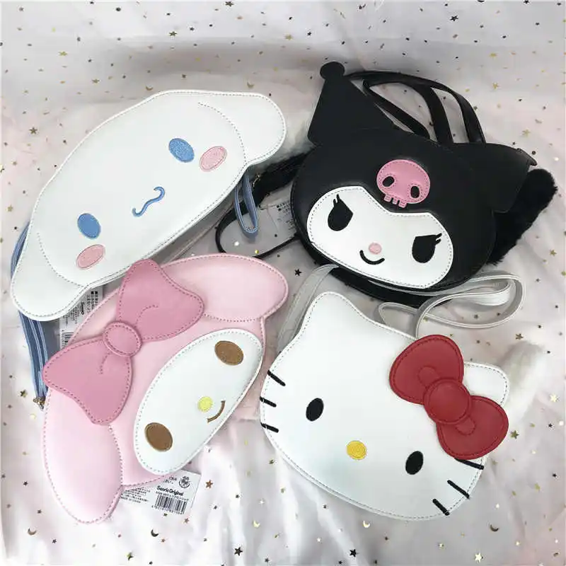 Hello Kitty kabelky a tašky Pursessanrio Ramery pre ženy roztomilé peňaženka Kuromi Vrecko My Melody Messenger Bag Fashion Cas