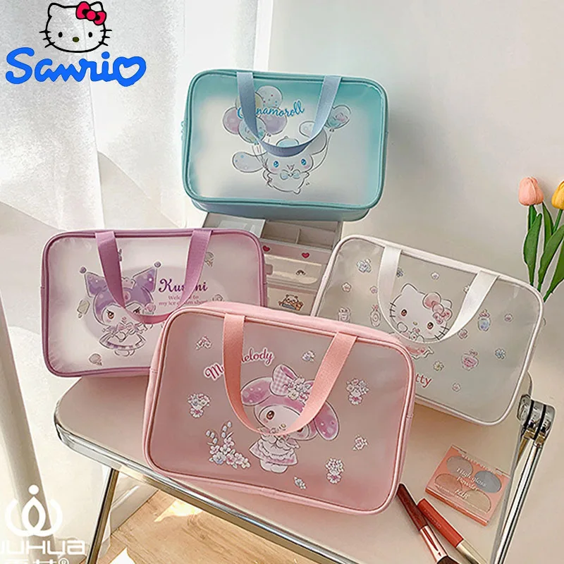 Hello Kitty Makeup Bag Sanrio Cosmetic Bag Kuromi Cinnamoroll Waterplop
