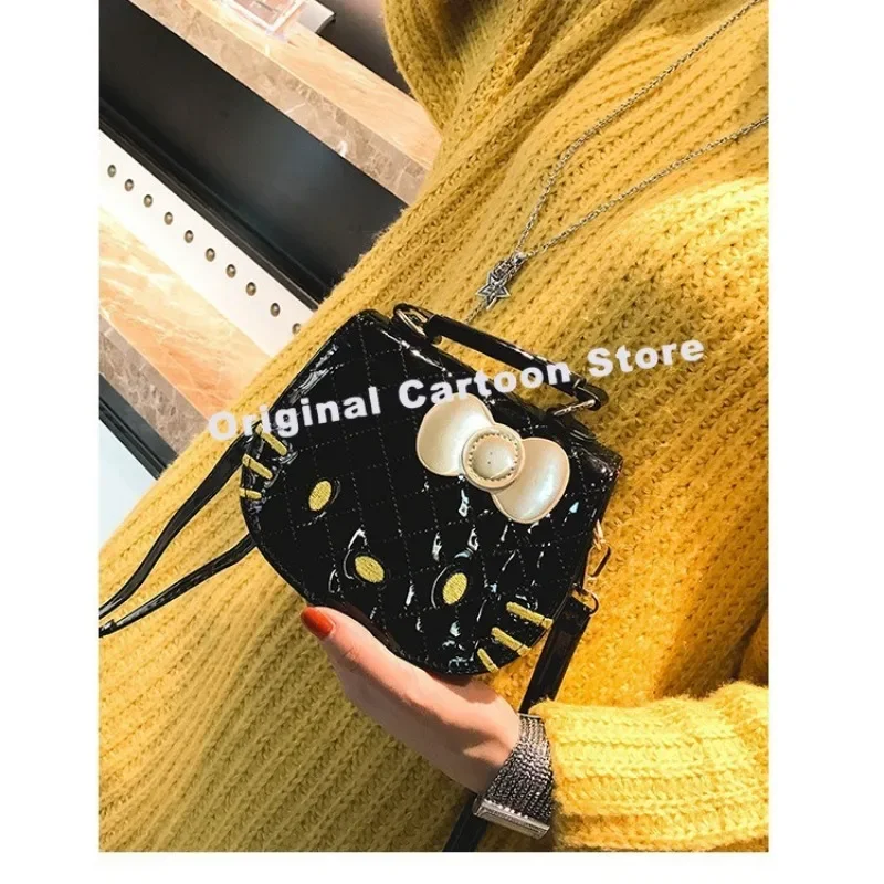 Hello Kitty Sanrio Kuromi Cartoon Cutoen Cutoen Canceg Kt Ktten Crossbody Bag Leisure Oversabile Bag Girl Gift