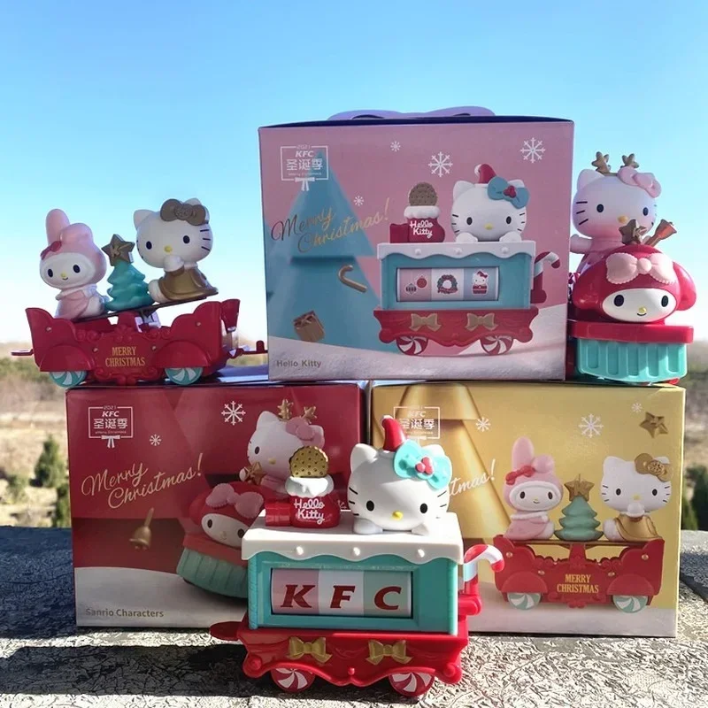 Hellokitty lampa figurína ukladacie kožené vlak model Ozdoby príslušenstvo
