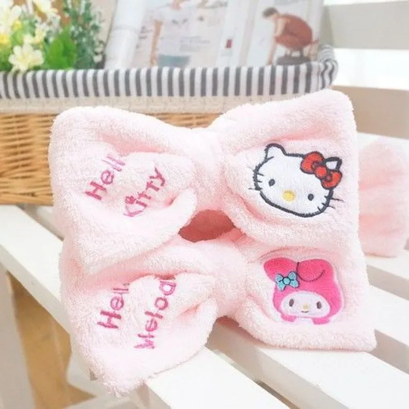 Hellokitty moja melódia nová karikatúra roztomilá jednoduchá zábava Kreatívna osobnosť vysoko vyzerajúca študentská tvár make-up make-up sladký vlasový darček