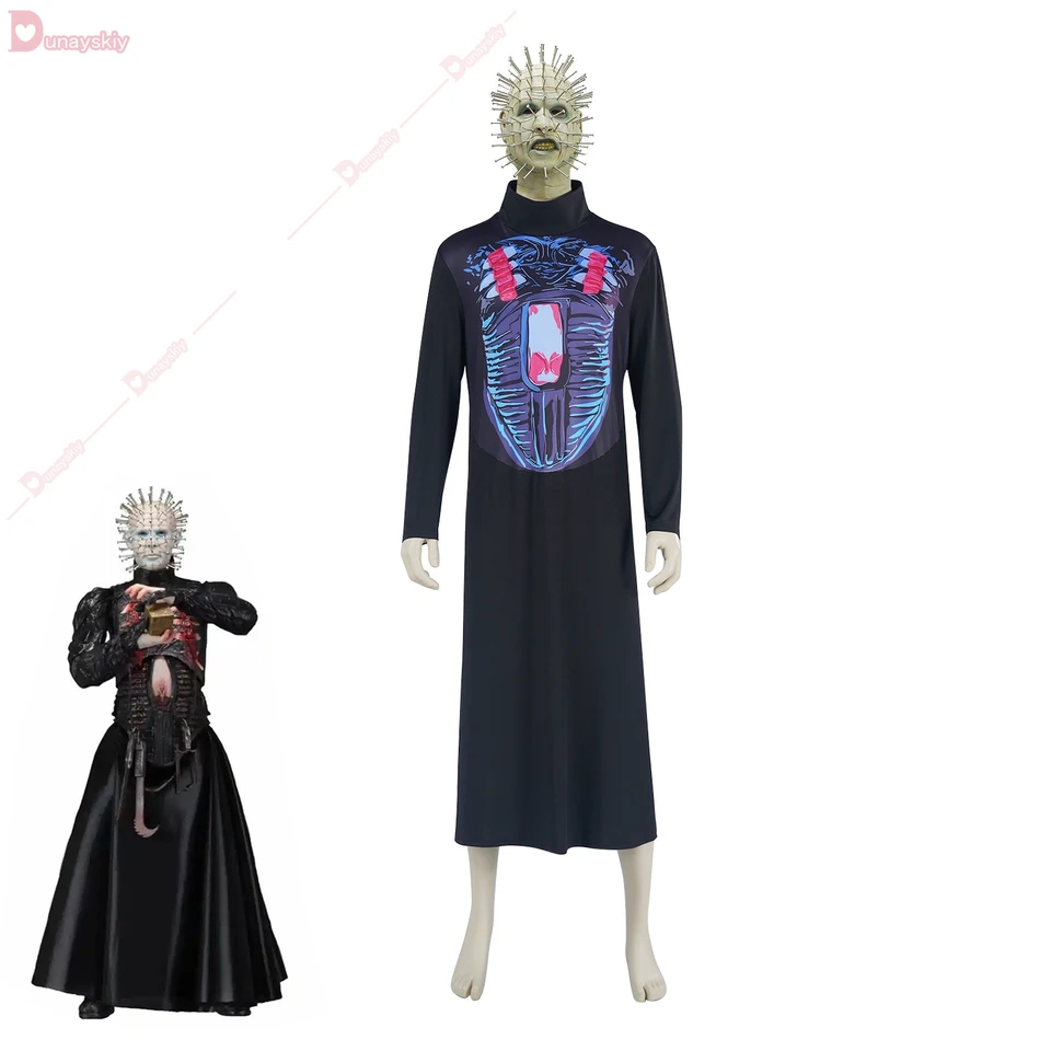 Hellraiser Pinhead Horror Mask Party Carnival riascaras hlava na nechty kozy kostýmy Men film strašidelné cosplay maska ​​Halloween