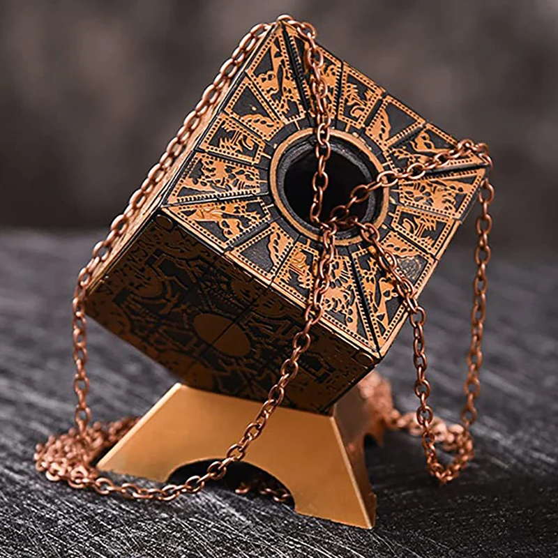 Hellraiser Puzzle Box Puzzle Cube odnímateľná s deformáciou základne deformácie lozisková skrinka dekorácie teroristické figúrky Serie Cube