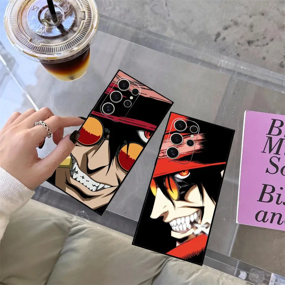 Hellsing Alucard Telefón puzdro pre Samsung Galaxy A55 A54 A53 A52 A35 A34 A33 A32 A25 A24 Soft zadný kryt