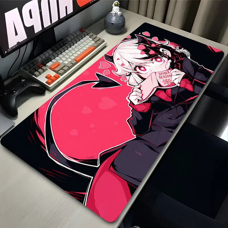 Helltaker Mouse Pad Animation počítačové príslušenstvo Klávesnica Pad Game Player Pad Pad PC koberec Kawaii Anime Girl MousePad XXL