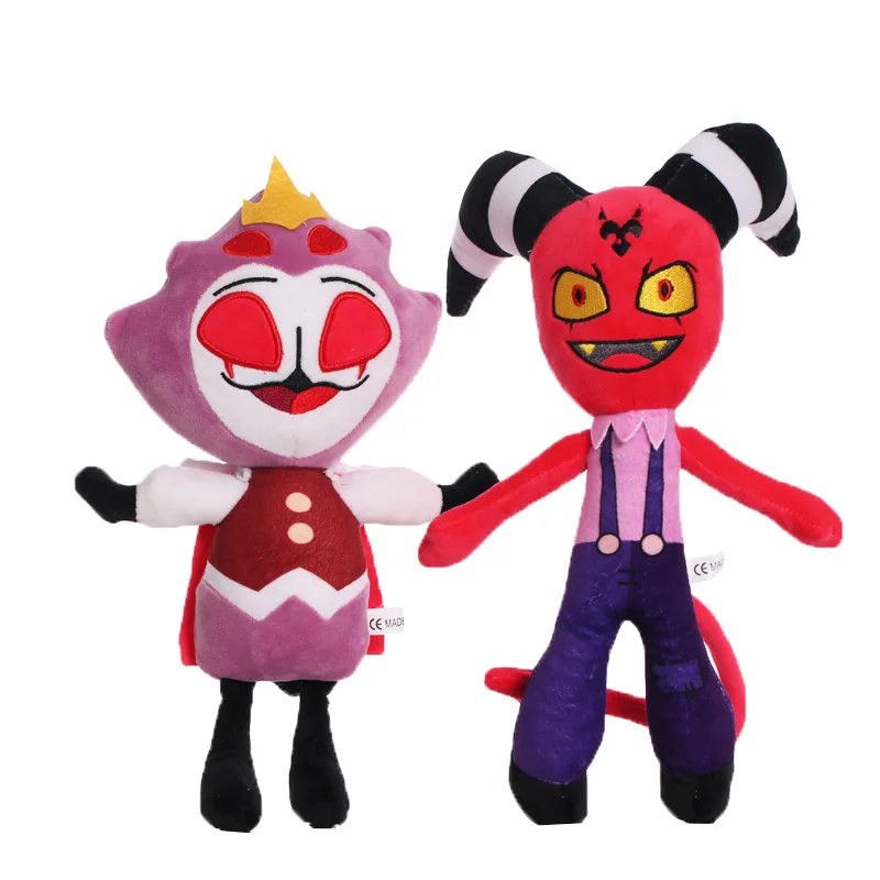 Helluva Boss plyšová hračka Stolas a blitzo plyšové vypchávky zvierat Animal Doll Game Cartoon Horror Soft