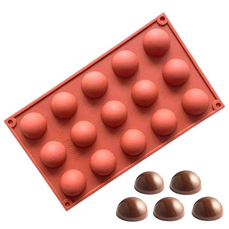 Hemisféra tvaru silikónovej formy na pečenie plesní pleseň Bakeware Silikón forma pre penové koláče pekárne silikónové formy