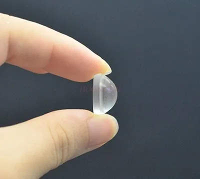 Hemisférická šošovka Priemer 15 mm ohnisková vzdialenosť 10 mm Optické sklo protireflexné povlaky LED kondenzátorov spracovanie kondenzátora Plano-konvex