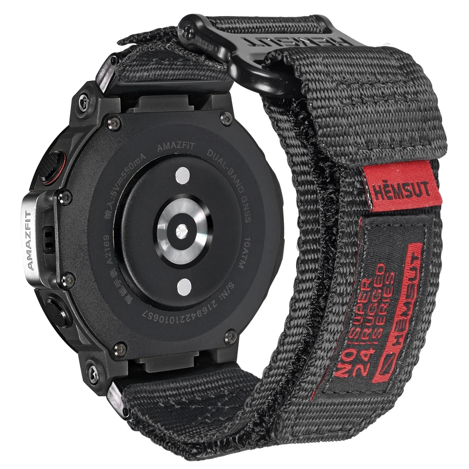 Hemsut Nylon Watch Band pre AmazFit T-Rex 2 náhradné popruhy pre AmazFit T Rex Pro