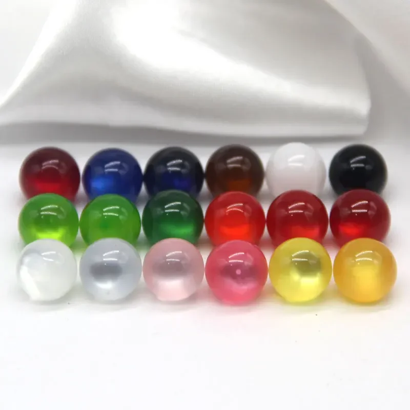 HENGC 10 mm okrúhle farebné jade perlové gombíky pre vyšívanie DIY náramok cheongsam korálky Ornament šijacie príslušenstvo Veľkoobchod