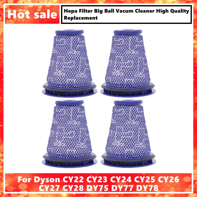 HEPA filter pre dyson veľkú guľu CY22 CY23 CY24 CY25 CY26 CY27 CY28 CY28 DY75 DY77 DY78 VACUM CLEAMER Vysoko kvalitný výmena