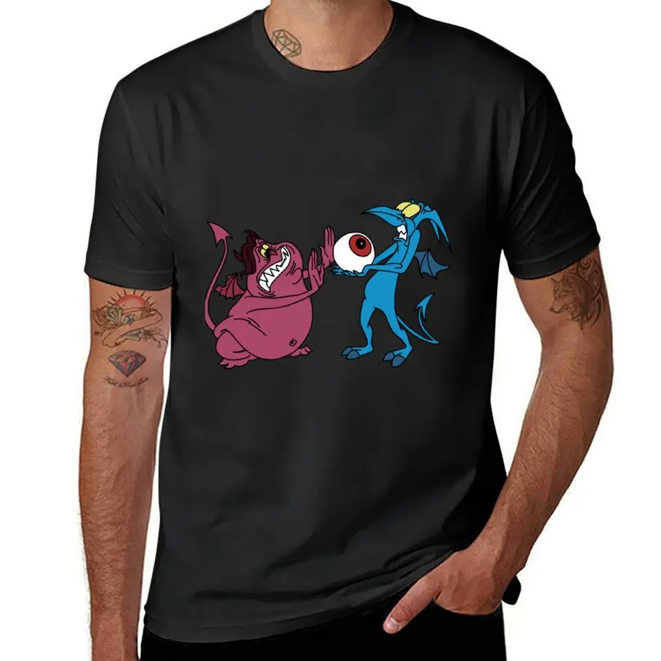 Hercules bolesť a panika klasika. Tričko Tops Anime Looks Nadmerné tričká s ťažkou váhou pre mužov