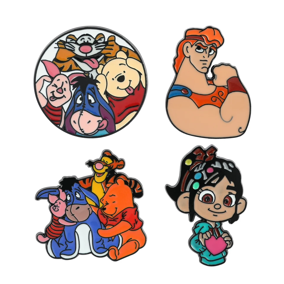 Hercules Vanellope von Schweetz Pooh Bear Piglet Tigger Disney Broš