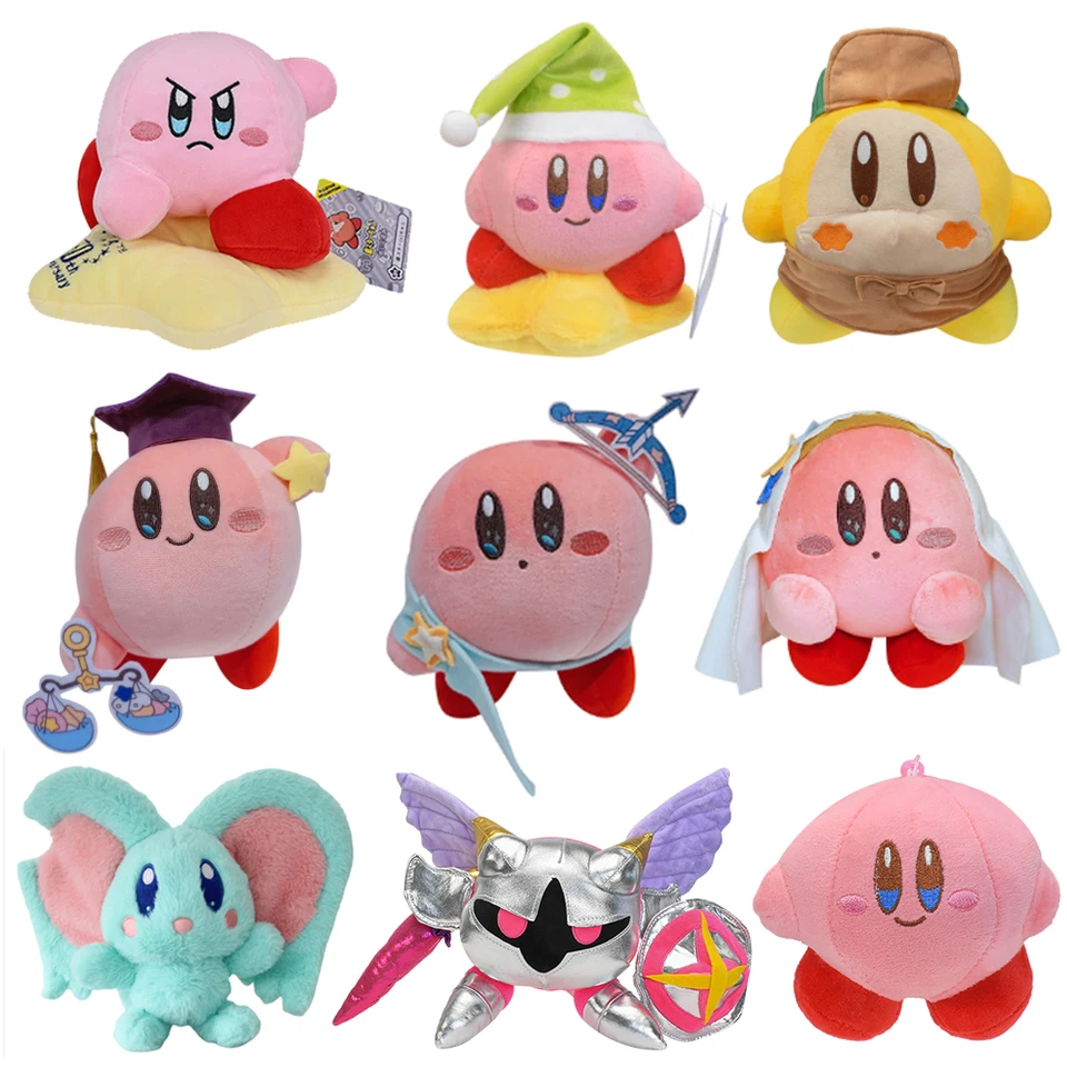 Herná hviezda Kirby Plush Toy Waddle Dee plnená Peluche Kirby's Dream Land Opndress Hračky na vianočné narodeniny darček