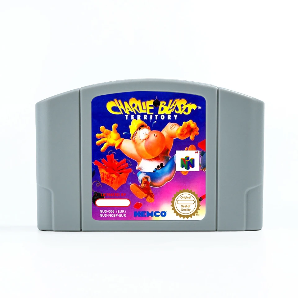 Herná karta Charlie Blast's Territory Game pre 64 bit Pal Eur Consoles N64