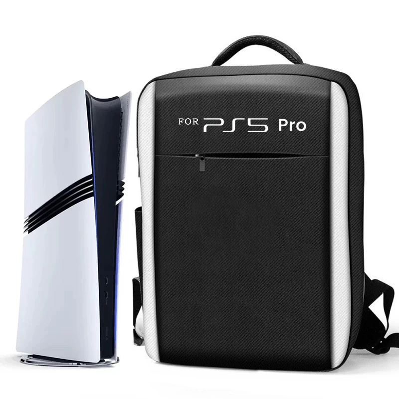 Herná konzolová batoh kompatibilná s PS5 Pro Ochranné cestovné prenášanie puzdrovej tašky pre Storage Bag PlayStation5 Pro Storage Bag