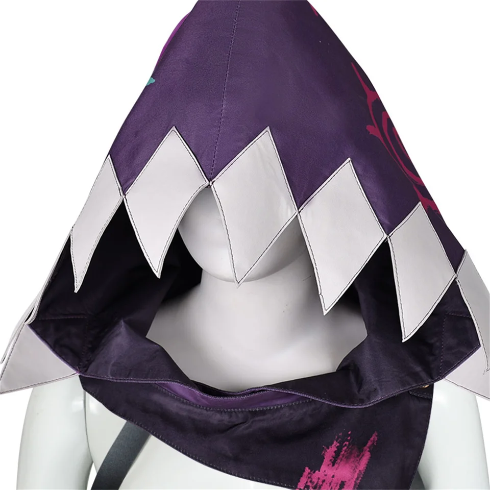 Herné legendy Jinx Cloak Cosplay kostým Cosplay s kapucňou Cape Costues bunda klobúk maskovanie príslušenstva klobúk halloween halloween