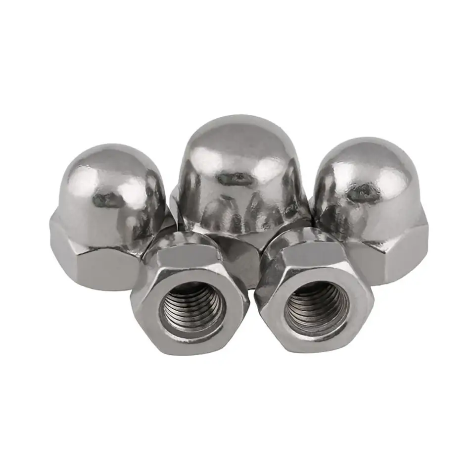 HEX ACORN NUT UNC 8#, 10#, 1/4 
