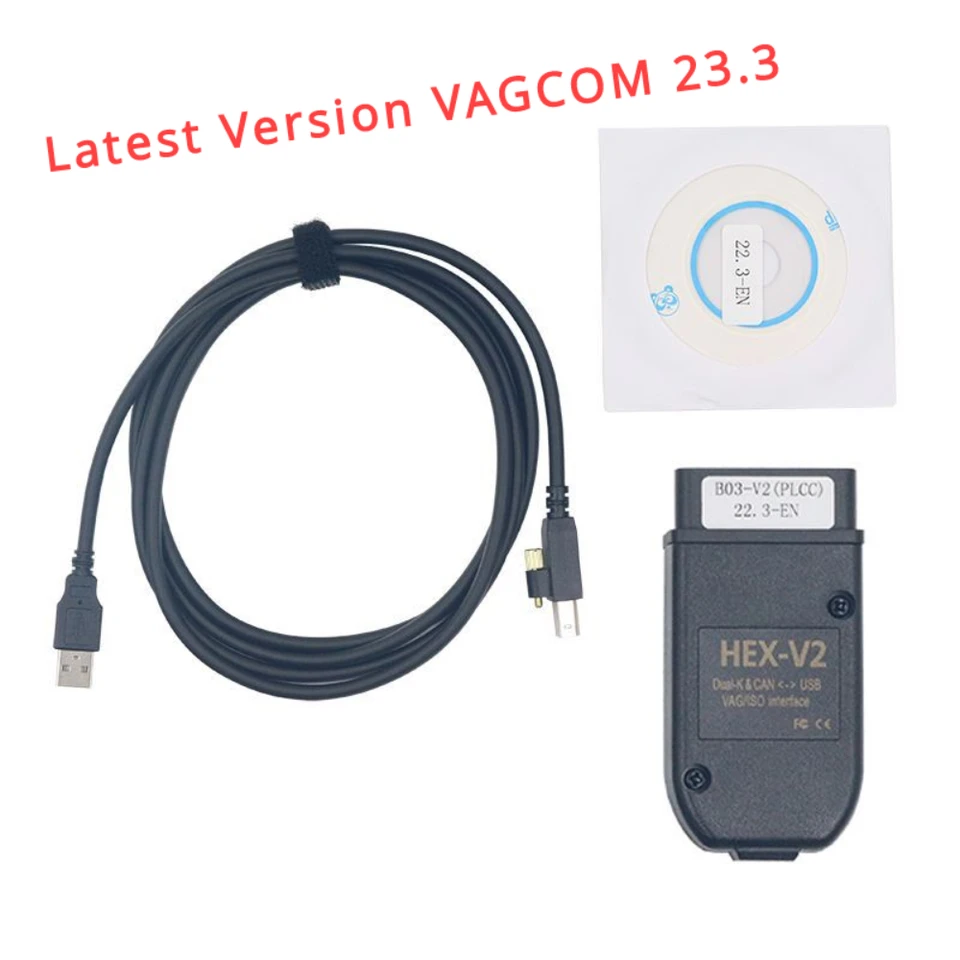 HEX V2 VAG 21.9V22.3.22.9 23.3 Rozhranie môže originálny diagnostický nástroj pre sedadlo VW Audi Skoda ATMEGA162 Viac jazykom HEX V2