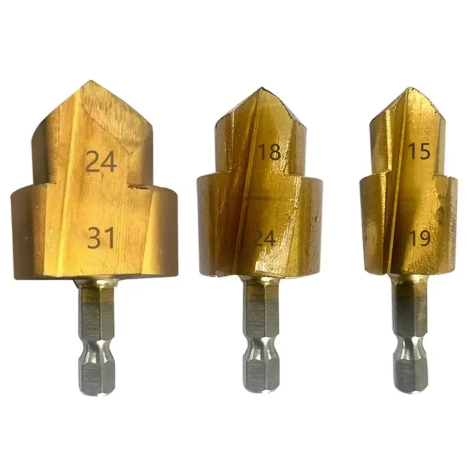 Hexagon Shank PPR Zdvíhacia vŕtačka 20/25/32 mm titánový potiahnutý šliapnutý vŕtací vŕtací náradie Sada vodných potrubí pripojenia