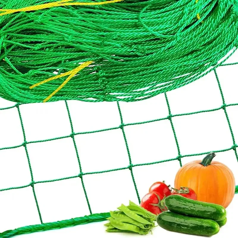 Hi-kvalita nylonová záhrada sieťka Ráno sláva kvety vinič Rastliny lezenie čistá uhorka vinič držiaka držiaka držiaka držiaka