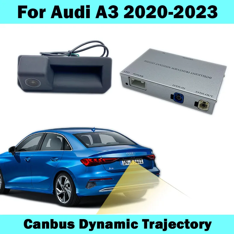 HICAMRUI Zadná spätná záložná kamera pre Audi A3 2020 2021 2022 2023 2024 CANBUS