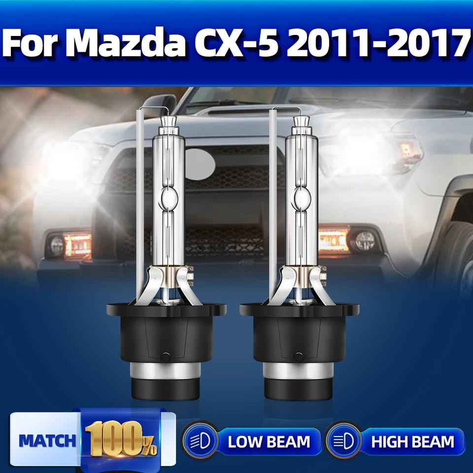 HID Xenon Lights Bulb 35W 20000LM Svetlomet Svetlomet 6000K 12 V Xenon Secpist pre Mazda CX-5 2011 2012 2013 2013 2014 2015 2016 2017