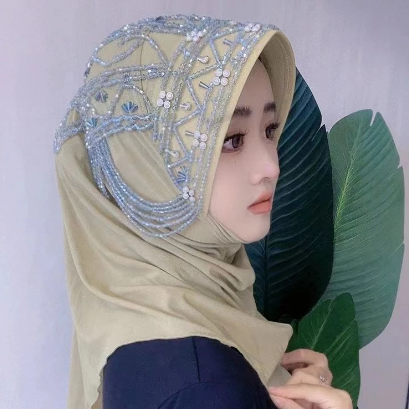 Hidžáb moslimské ženy šál šliapka Freeshipping Luxus Nový šifón šatka Malajzia modlitba Kufi islam Saudská Arábia Pakistan