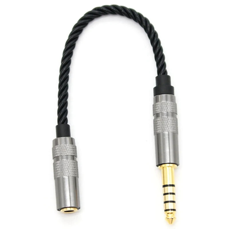 HIFI 4,4 mm Vyvážený adaptér slúchadiel Adaptér zvukového kábla Čiastočne komponent 4.4 XLR 4 PIN MESE AKO ŽENY UKLAD