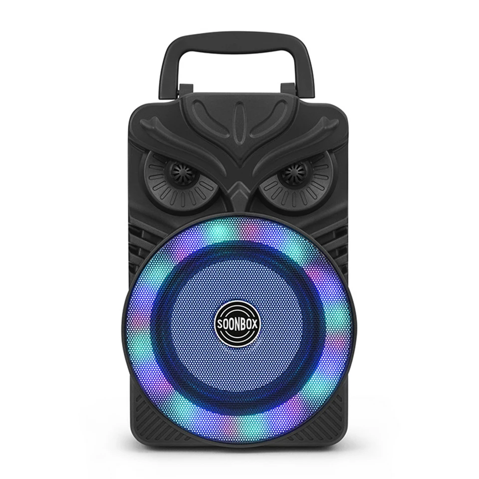 Hifi Bluetooth kompatibilný reproduktor Support TF karta Hifi stereofónny subwoofer RGB Light FM Aux prenosný bezdrôtový reproduktor