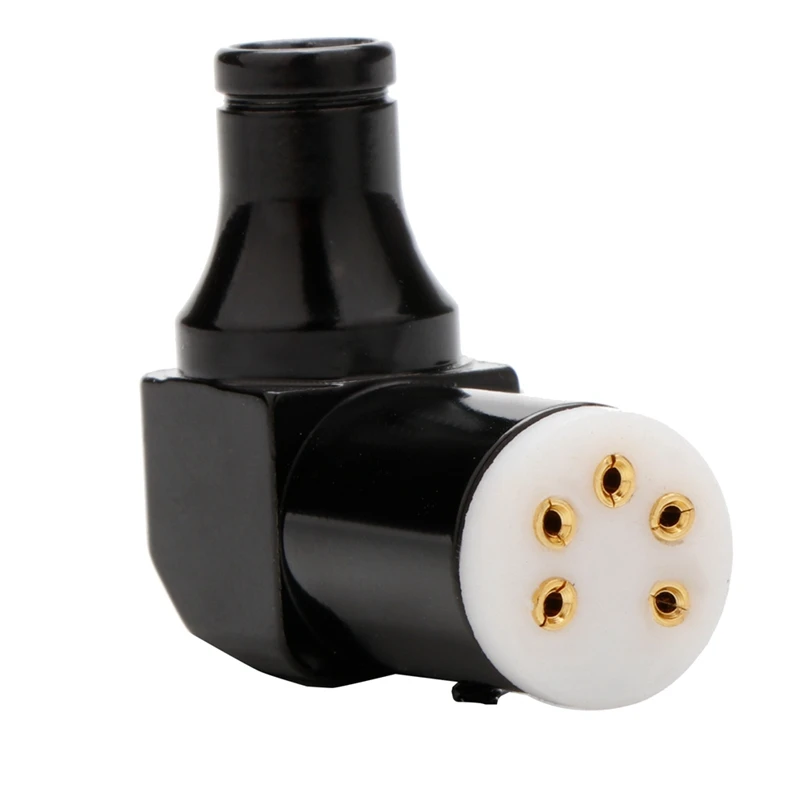 Hifi vinyl lp phono 5pin din plug 90degree sedadlo din pre AMP Audio Tonearm link tonearm link Signal kábel