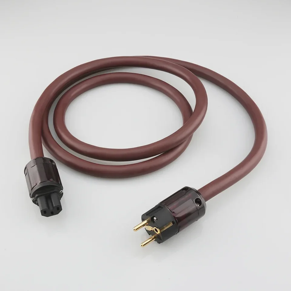 High-end Cardas Golden Reference HiFi Audio-Power Line Line Ofc Eu Schuko AC kábel Obrázok 8 P-079E/C-079 C7