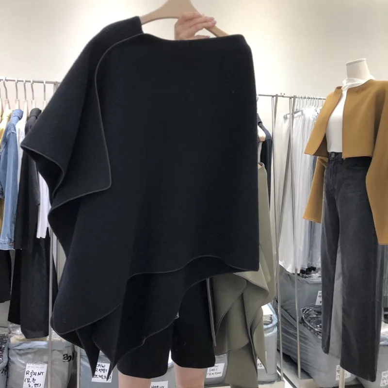 High-end francúzska malá vesta krátka pletená sveterka na sveter pre ženy na jeseň s blúzkou Bat Ruckves Shawl Blúzka