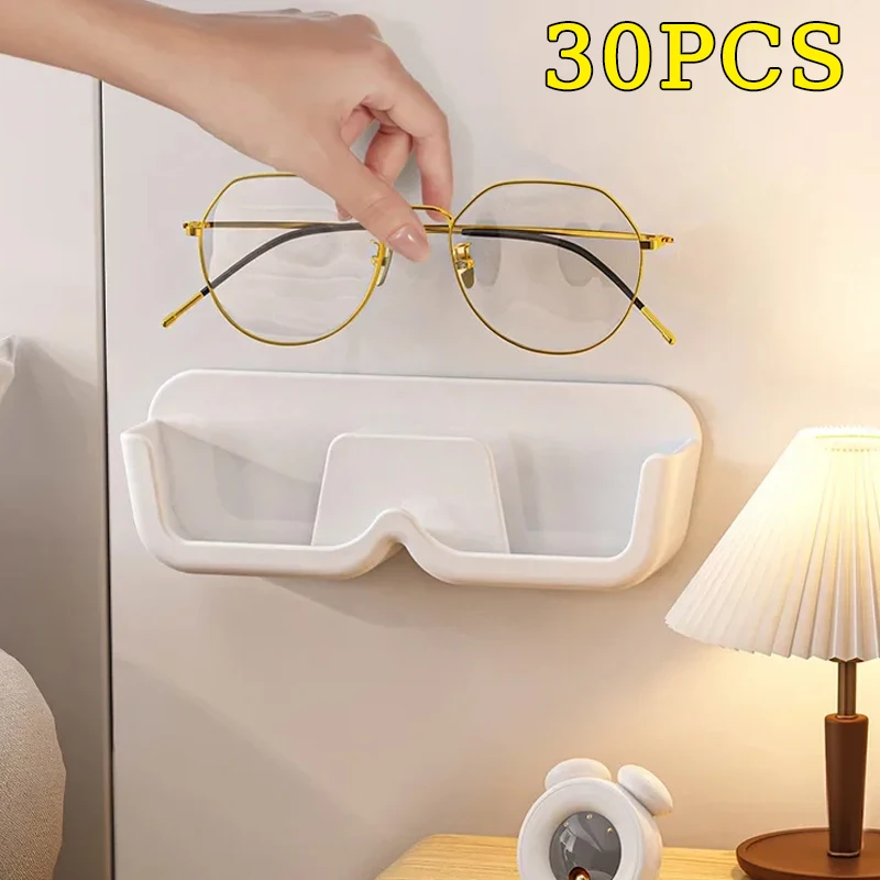 High -end Glass Dishel skrinka okuliare skladovacia skrinka stena namontovaná perforované voľné slnečné okuliare Skladovací stojan slnečné okuliare Domov Tidying