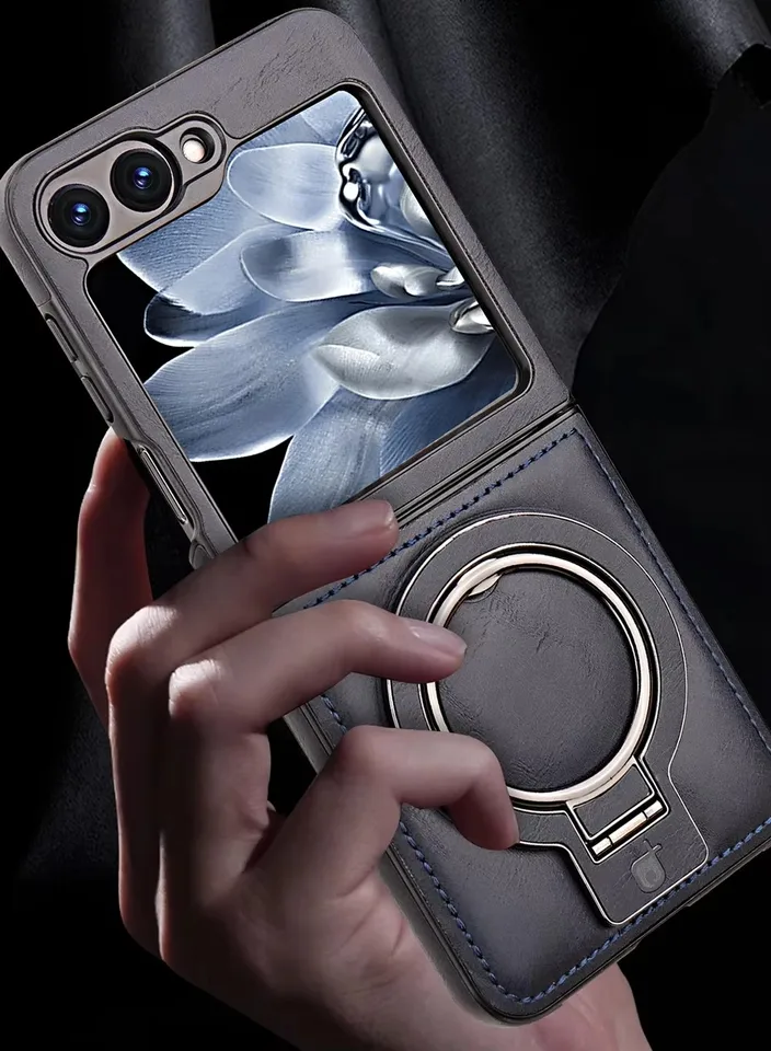 High-end Leather Phone Cover Ring Držka