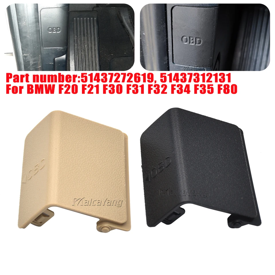 High Kvalitný kryt zástrčky OBD Čierny béžový LHD DECORATIORE PANEL DECORATÍVNA PRE BMW F20 F21 F30 F31 F32 F34 F35 F80 51437272619