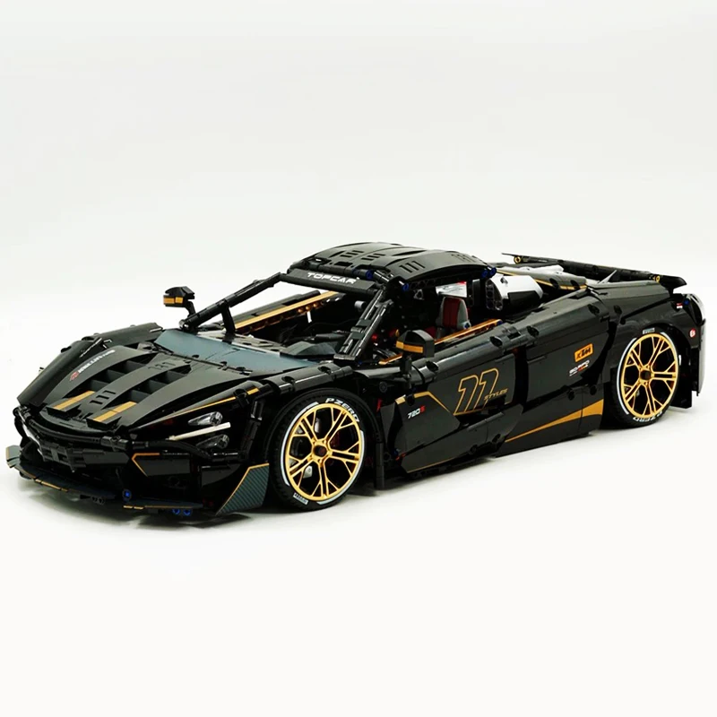 High-Tech City 720s Sport Car Building Block Technická super rýchlosť pretekárske diaľkové ovládanie pretekárskych vozidiel Hračky pre Boy Moc