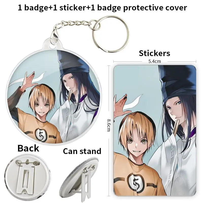Hikaru no go shindou hikaru touya akir anime postava Game Soft Gomic Button Odznak brošň
