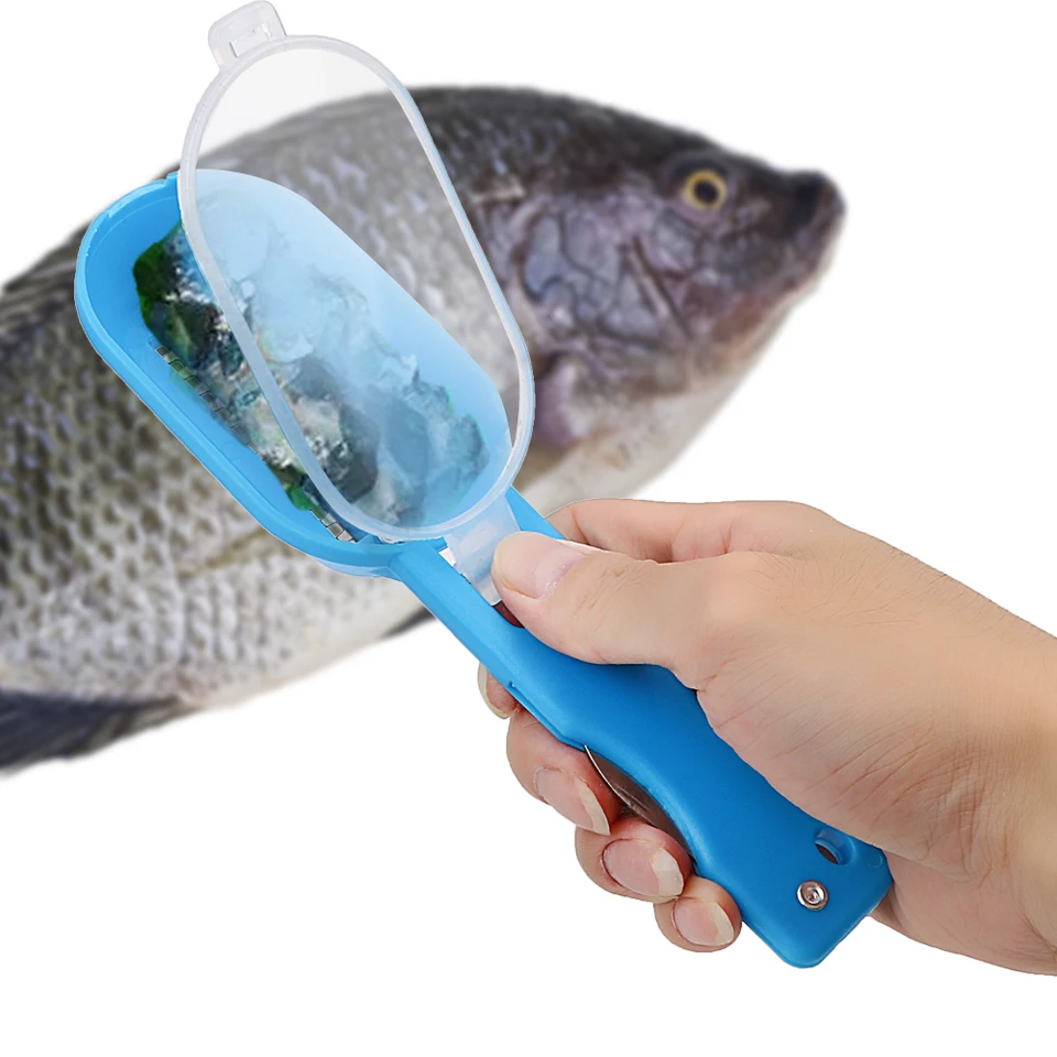 Hilife Fish Scales Skin Remover Scaller and Knife Ryby čistiace nástroje Kuchynské gadgety rybie váhy škrabky na otvárač