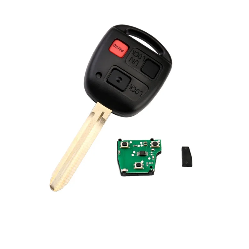 Hindley Hyq12bbbt CAR REMOTTER KEY 314,4 MHz /315MHz 4D67 Chip pre Toyota Land Cruiser FJ Cruiser Toy43 Blade 3 BLOTHONS 60750