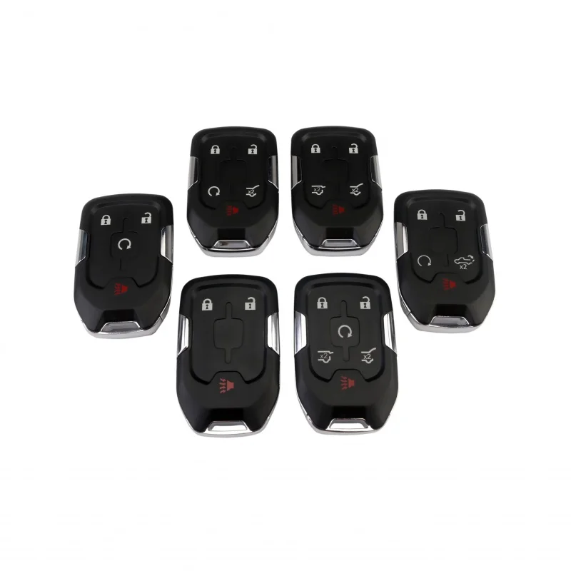 Hindley Remote Car Key Shell pre Chevrolet GMC Sierra Acadia Terrain Yukon Silverado Suburban Tahoe Smart Key FOB Case