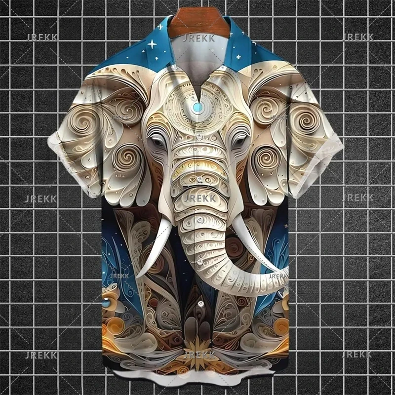 Hindu Nile Lord God Shiva Grafické košele pre mužov 3D tlač s krátkym rukávom gombíky na tričká blúzky blúzky Men plus veľkosť košele vrcholy