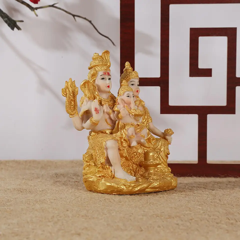 Hinduistické božstvo hinduistická dekorácia drží dieťa darčeky fengshui Buddha socha pre oltár