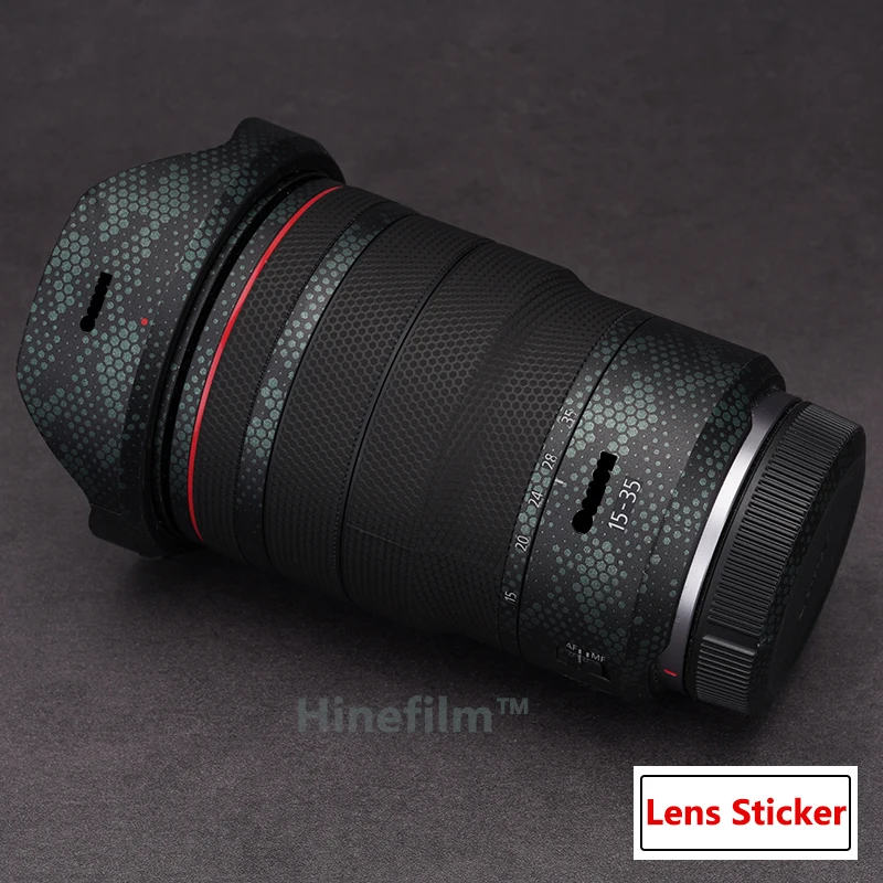 Hinefilm Skin pre Canon RF15-35F2.8 Nálepka šošoviek pre Canon RF 15-35 mm F2,8 L je nálepka šošoviek USM 15-35 F2,8 OBAM 1535