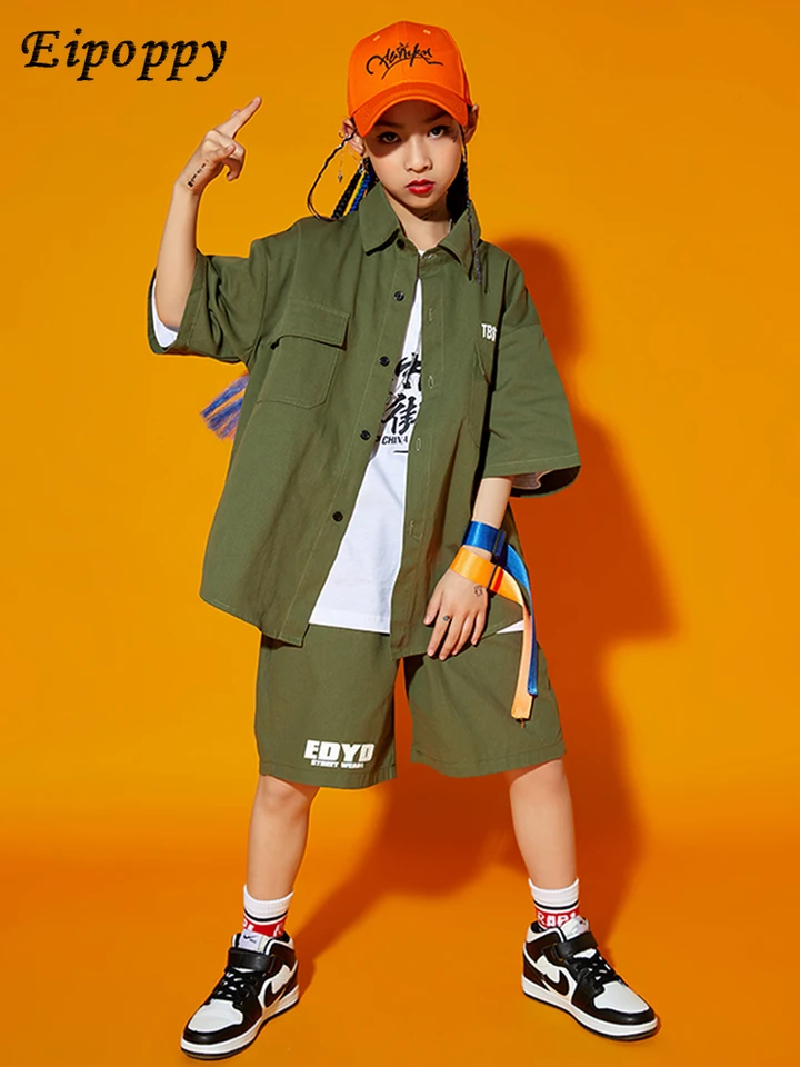 Hip hop Detské módne oblečenie chlapcov hip hop obleky pekný výkon kostýmy Dievčatá Danky Trend Trend Trend Trend Trend