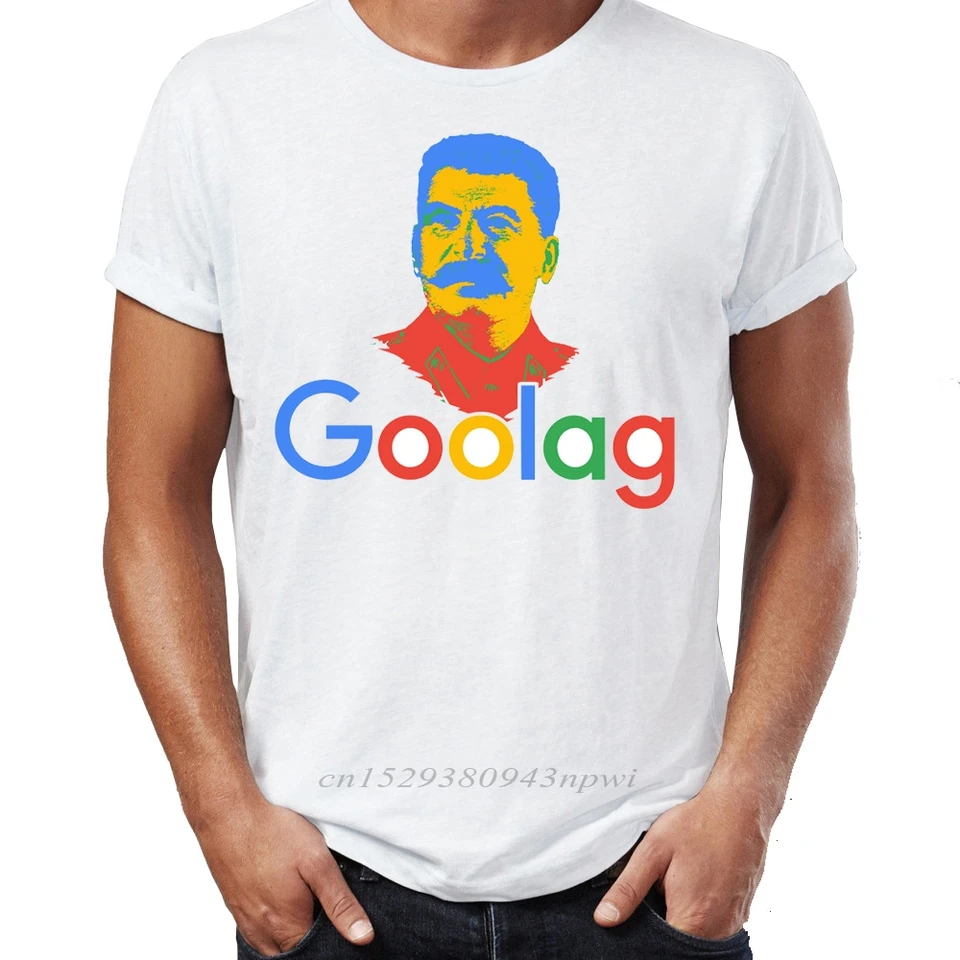Hip hop mužov tričká vtipný goolag ussr stalin artsy úžasné umelecké dielo kresba Tlačené ulice Guys Tees Swag 100% bavlnená camiseta