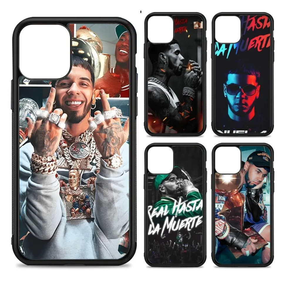 Hip hopový rapper AUNEL AA PUSE SILIKONE PC+TPU pre iPhone 11 12 13 14 15 16 plus Pro Max.