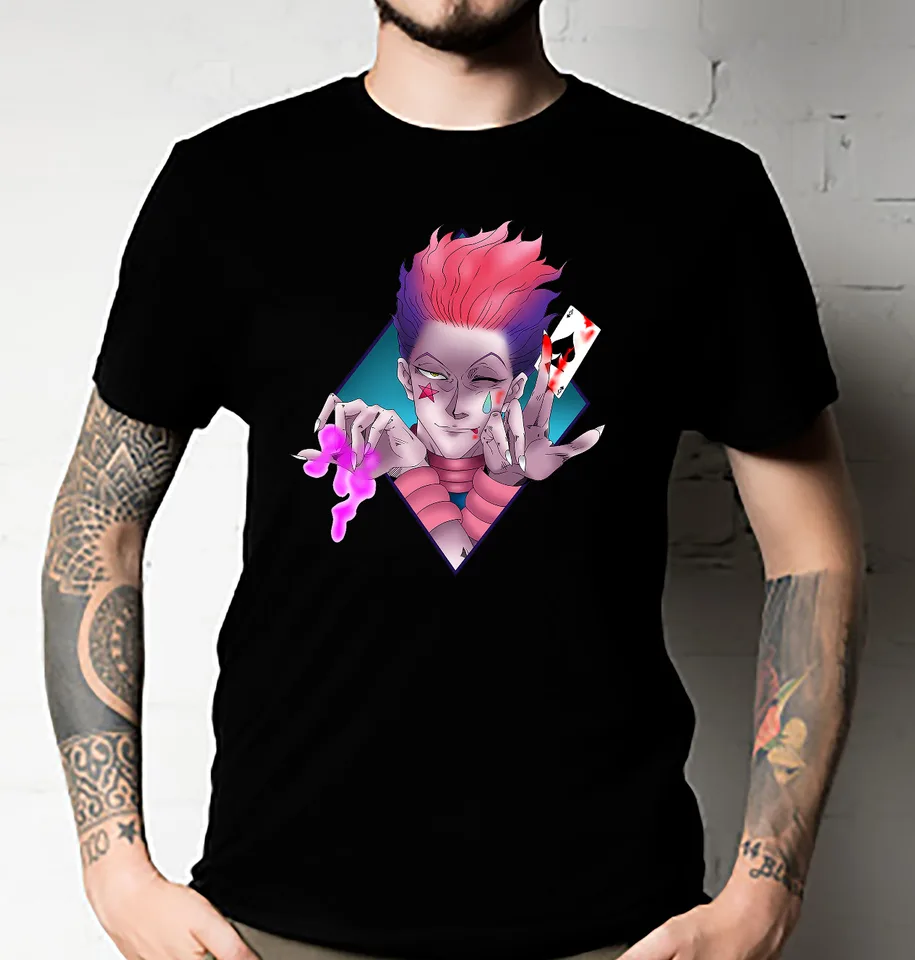 Hisoka Tričko Hunter X Hunter Manga Strip Hxh Anime Unisex Tee Všetky veľkosti
